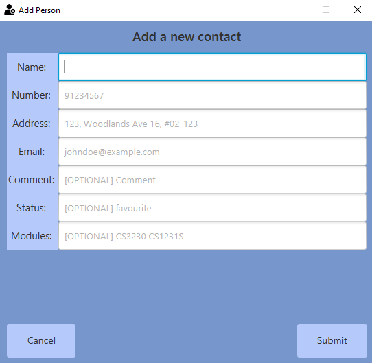 add window