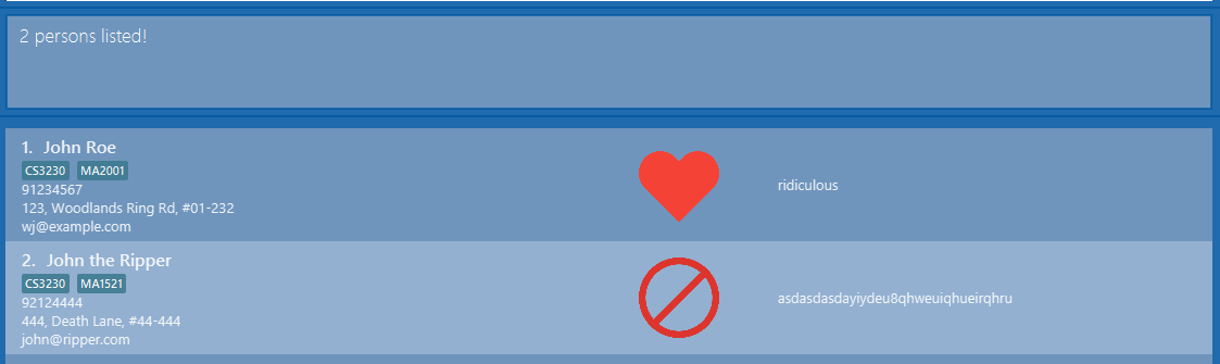 Filter example