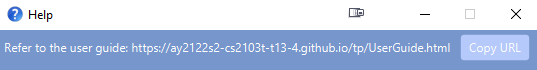 help message